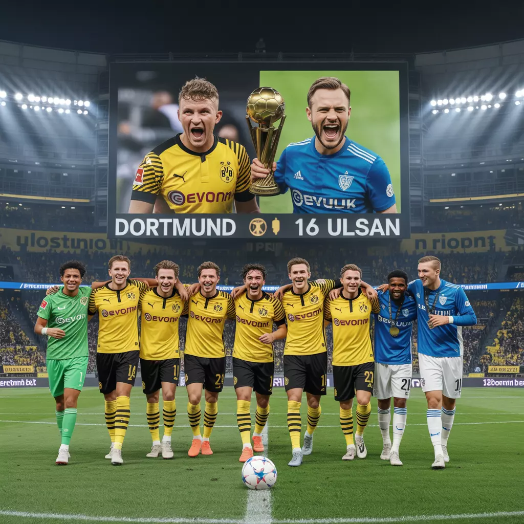 Dortmund Bungkam Ulsan, Lolos 16 Besar Piala Dunia Antarklub