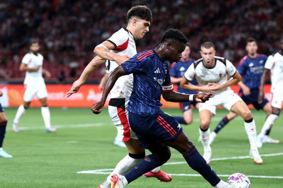 Milan Kalah dari Arsenal di Tridentity Cup!